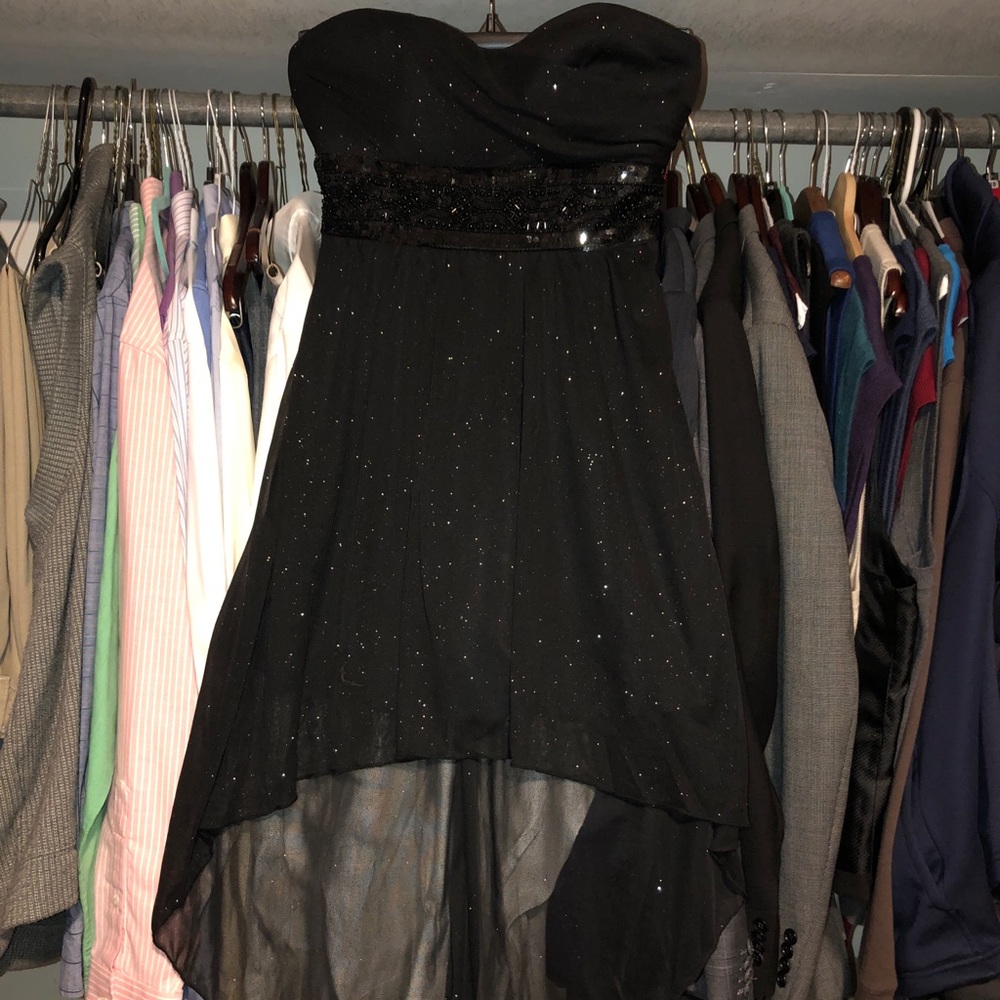 Black Strapless Dress